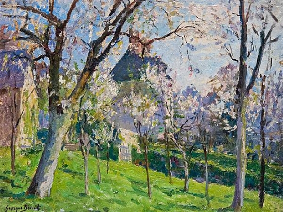 Cerisiers á Villequier by Georges Jules Ernest Binet, c. 1925