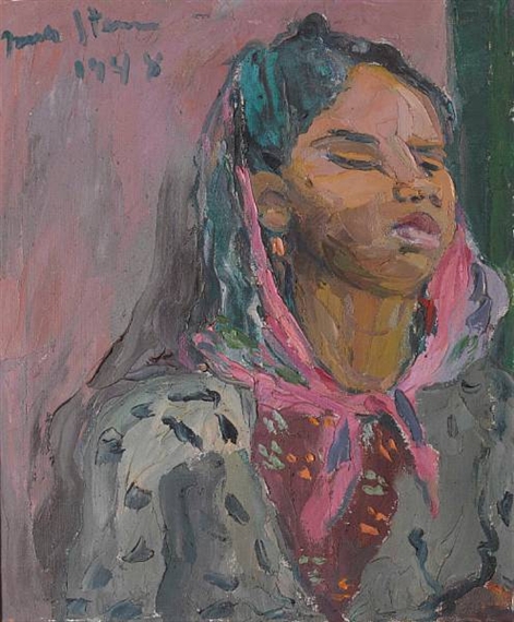 Portrait of a young Malay girl