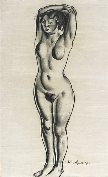 Standing Nude by William McCance, 1930