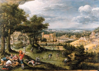 An Allegory of Summer - Marten van Valckenborch