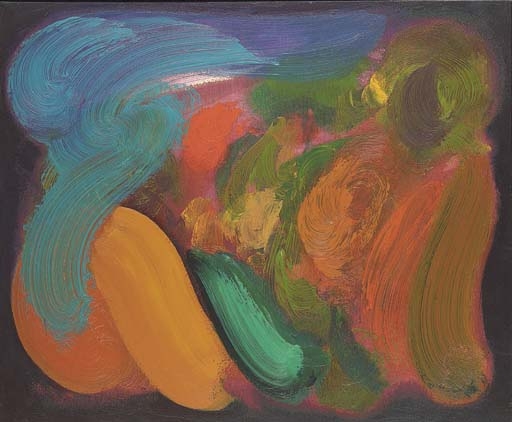 Study for the romantic section of Arcadia, Gesture, form and illusion by William Tillyer