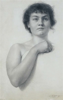 Portrait of Miss Agnes Cox - Florence Rodway
