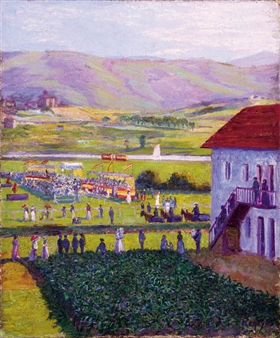 Concurso hípico - Darío de Regoyos