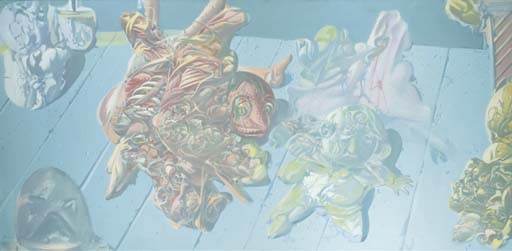 L'expulsion by Miodrag Djuric Dado, 1971