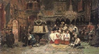 The boys' choir - José Benlliure y Gil