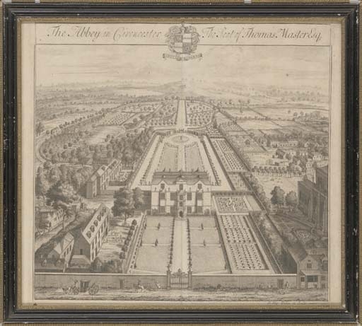 The Abbey in Cirencester, The Seat of Thomas Master Esq by Johannes Kip