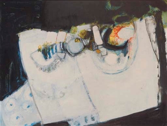 Table top with fruit - Archibald Dunbar McIntosh