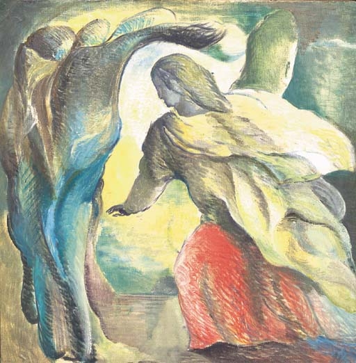 Angel in a grotto by Charles Roelofsz