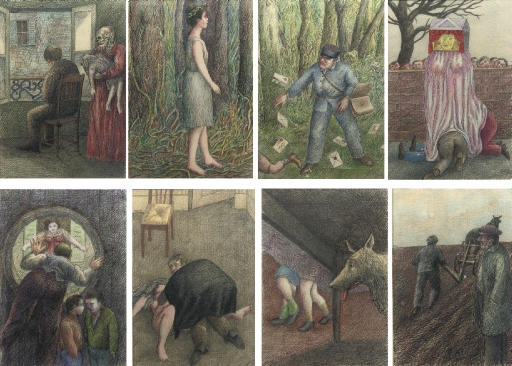 Roland Topor | The angry postman (1976) | MutualArt