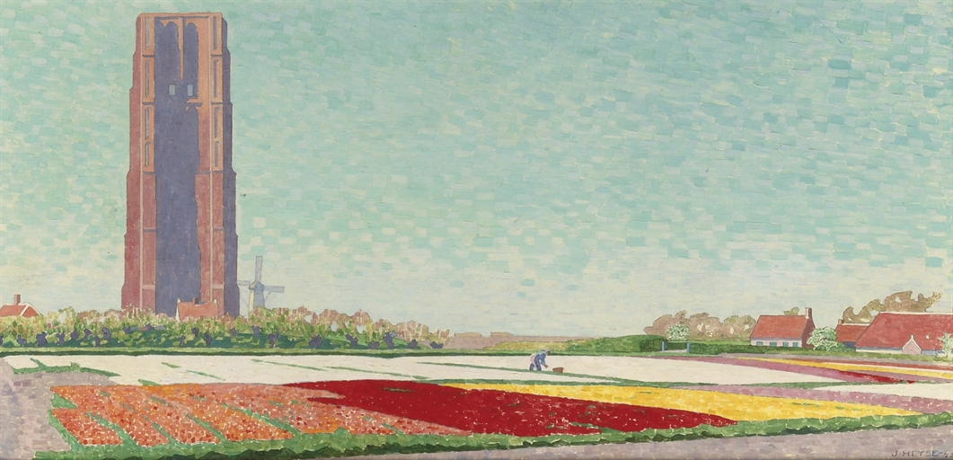 Jan Heyse | Bulb fields near Westkapelle | MutualArt