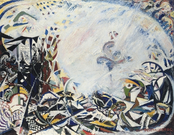 Het dynamische van de dans by Jules Schmalzigaug, 1913