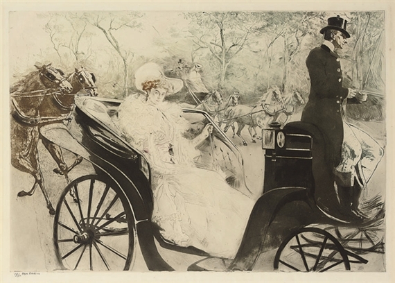 La Promenade by Edgar Chahine, 1902