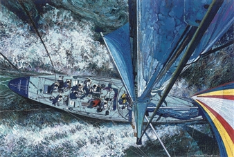 Surging through the seas - Michael Vaughan