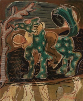 Hest og mann - Erik Harry Johannessen