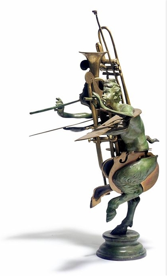 Arman | Centaur figure with trompet and violin | MutualArt