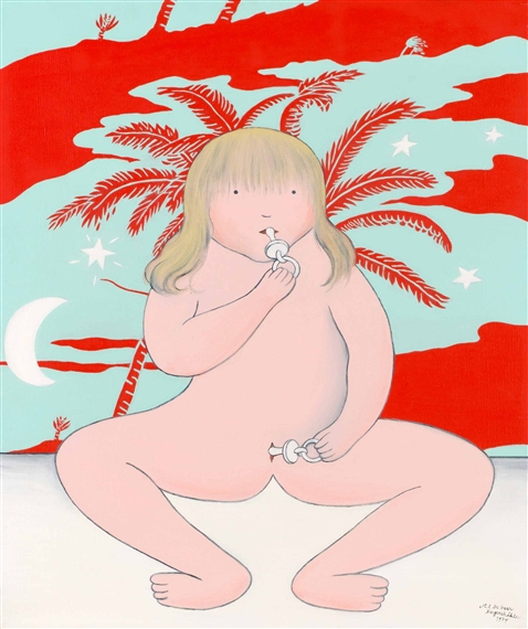 UTAN TITEL by Marie-Louise Ekman, 1974
