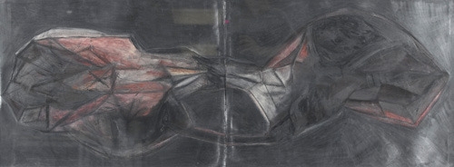 Artwork by Klaudia Schifferle, Im Innern der Steine, Made of Mixed media on paper