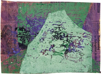 Grün über violettem Grund. - Hermann ұöԱ