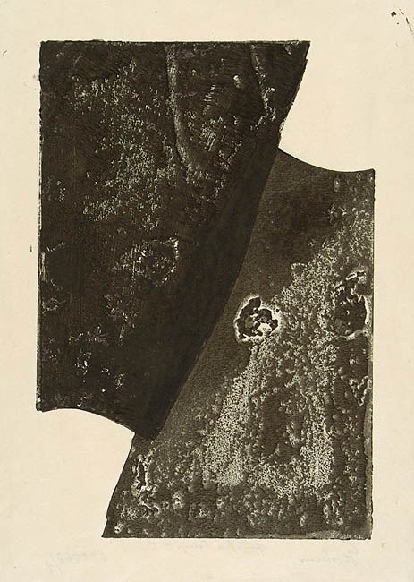Artwork by Hermann Glöckner, o.T., Made of monotype on paper