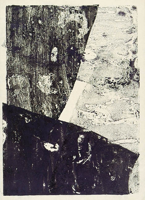 Artwork by Hermann Glöckner, Handdruck (vierfacher Abdruck einer Glasscheibe)., Made of monotype