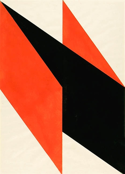 Blatt 3 der Folge "Drei Phasen. Faltungen in der Fläche"