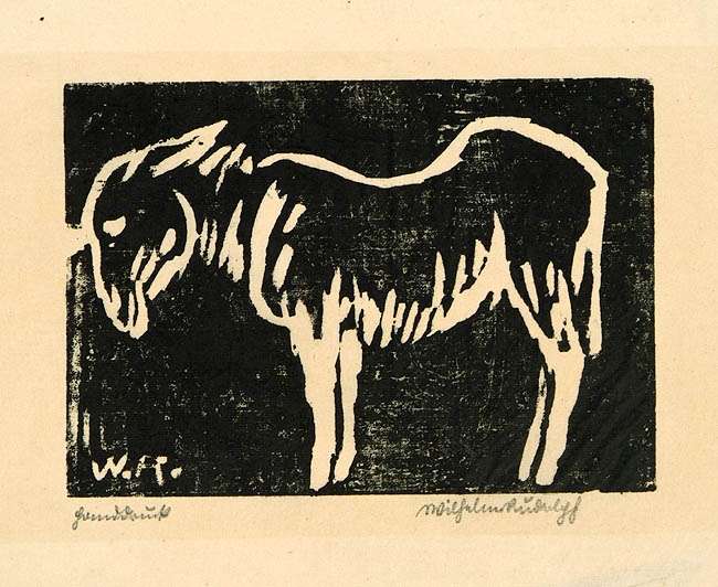 Wilhelm Rudolph | Esel (1921) | MutualArt