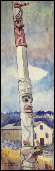 Gitwangak by Emily Carr, 1912