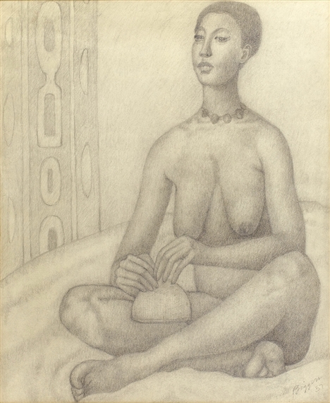 Untitled by John Biggers, 1957