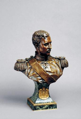 Édouard Drouot | Portrait en buste du roi albert Ier de belgique ...