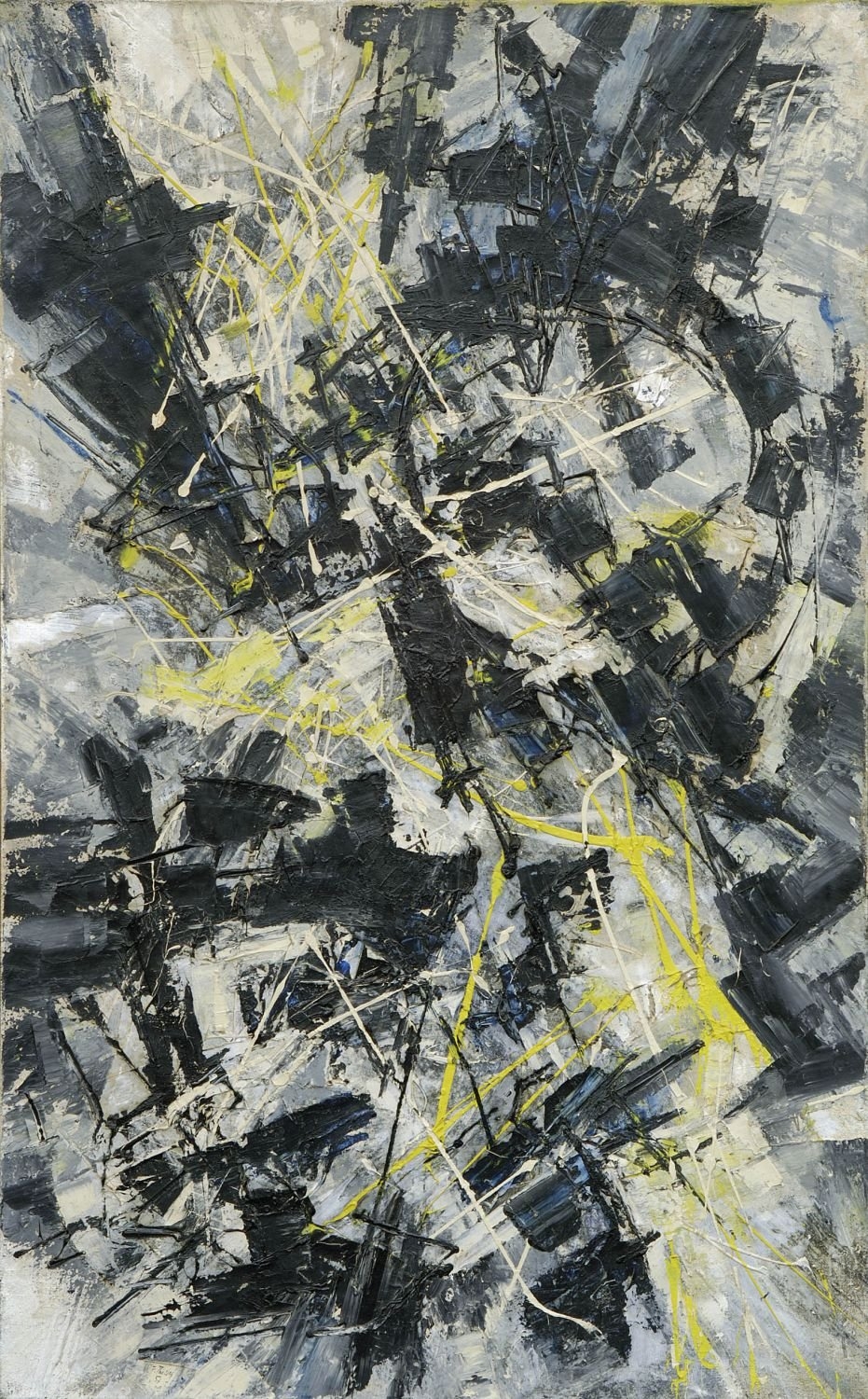 Artwork by Fred Thieler, O.V.O.57, Made of oil on canvas