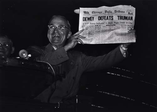 Dewey Defeats Truman by W. Eugene Smith, 1948