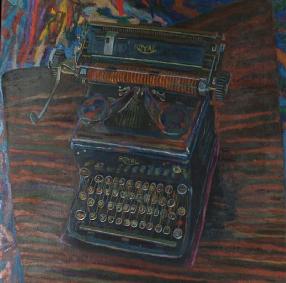 Royal Typewriter. by Adolf Frey-Moock