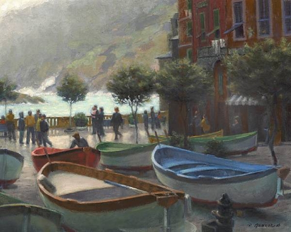 Vernazza, Cinque Terre by Ron Grauer, 2003