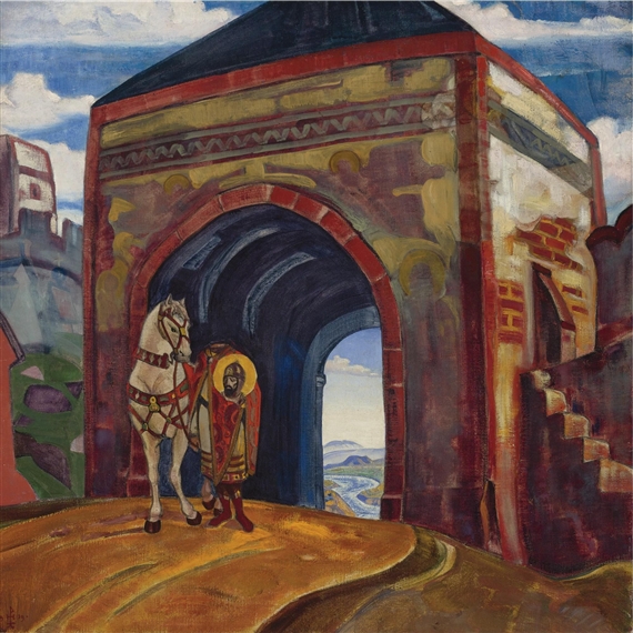 St. Mercurius of Smolensk by Nicholas Roerich