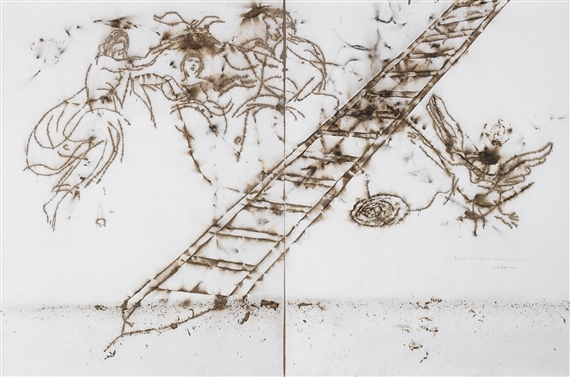Project for Museum der bildenden Kunste Leipzig - Drawing for Ascending by Cai Guo Qiang