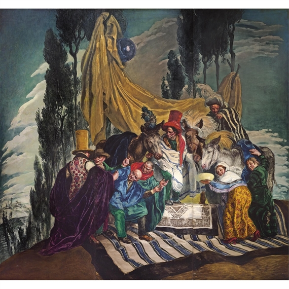 El vendedor de burros (The Donkey Seller) by José Mariá Sert y Badiá