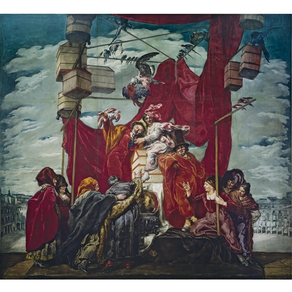 Los pajareros (The Bird Sellers) by José Mariá Sert y Badiá