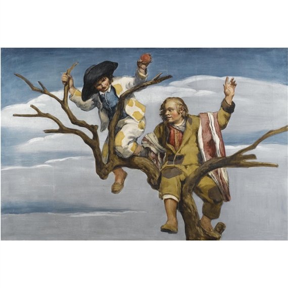 Robando Manzanas (Scrumping Apples) by José Mariá Sert y Badiá