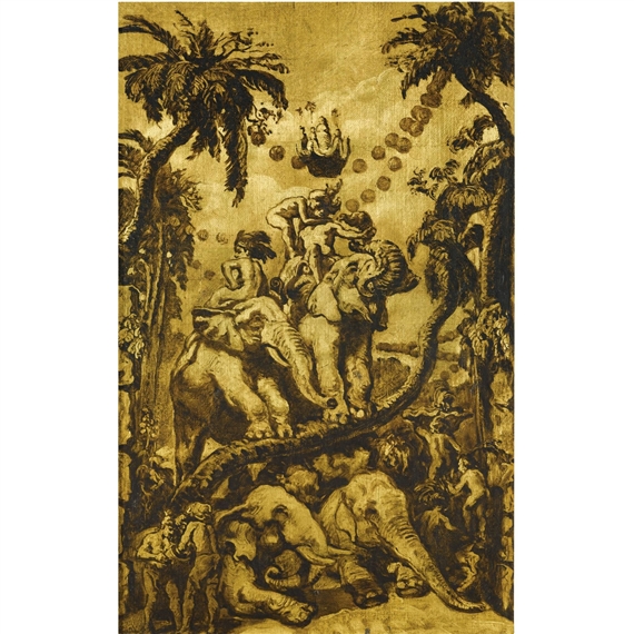 Personajes sobre elefantes (Elephant Riders)