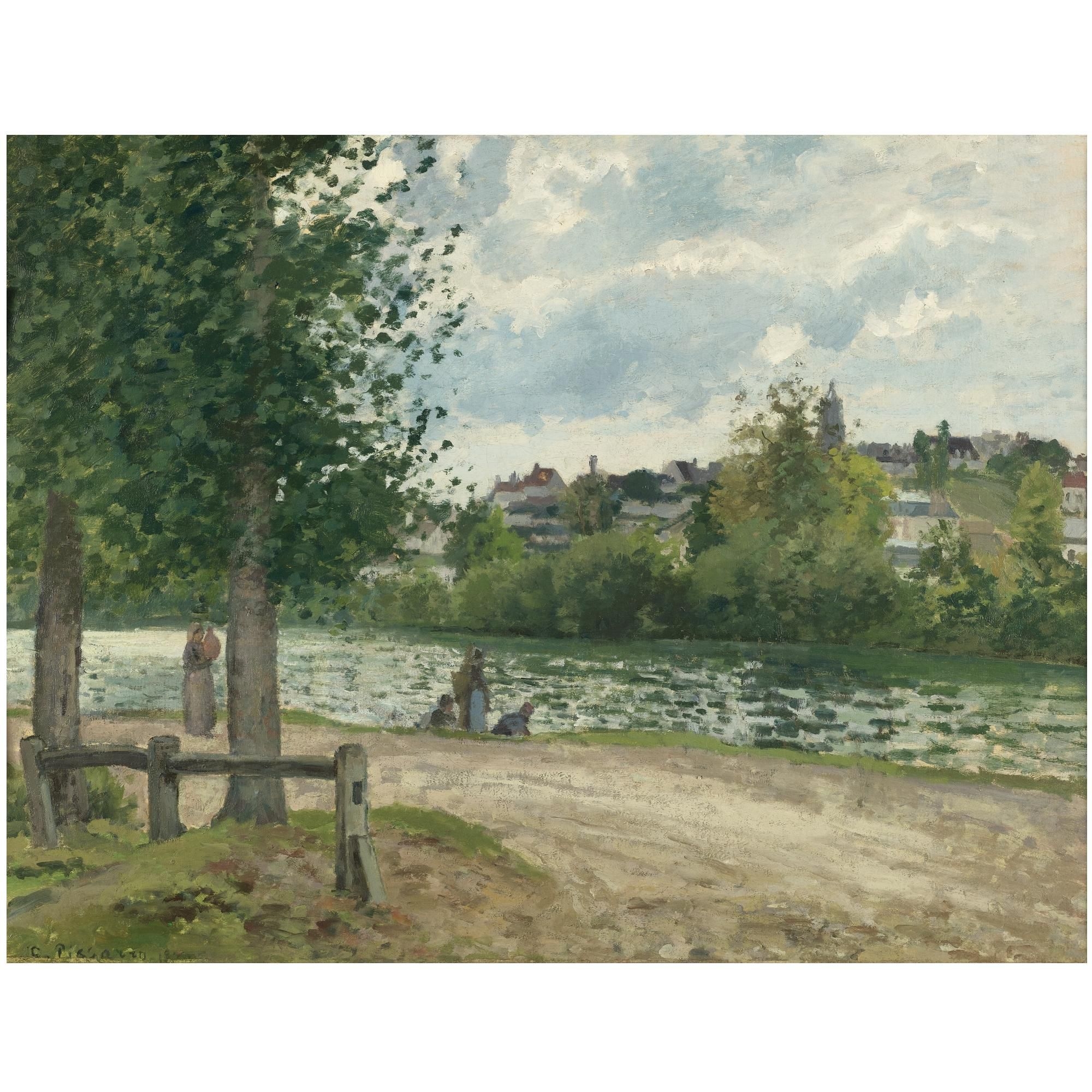 camille-pissarro-bords-de-l-oise-pontoise-1868-mutualart
