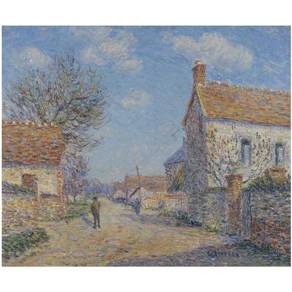 Gustave Loiseau | BORD DE RIVIERE, OISE (1900) | MutualArt