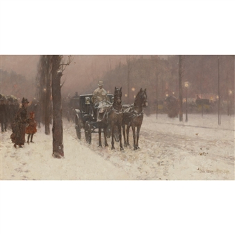 Paris, Winter Day - Childe Hassam