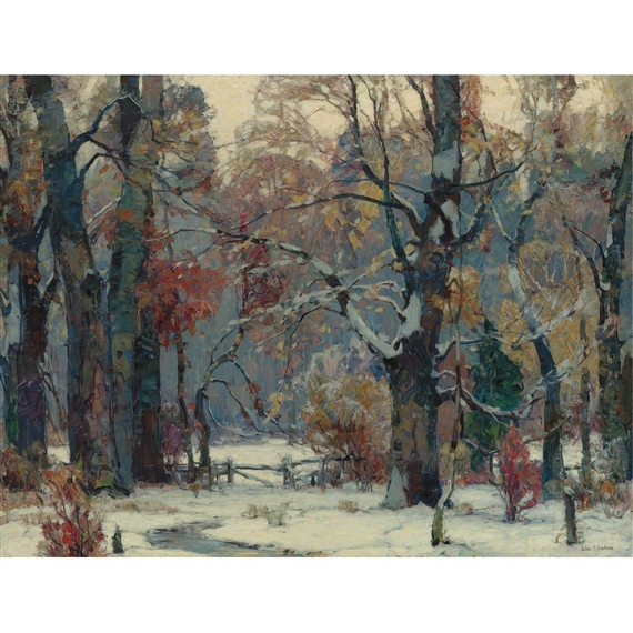 Forest Peace by John Fabian Carlson, FullFormat:circa,year,1930