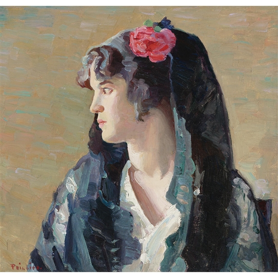 portrait of a mexican girl