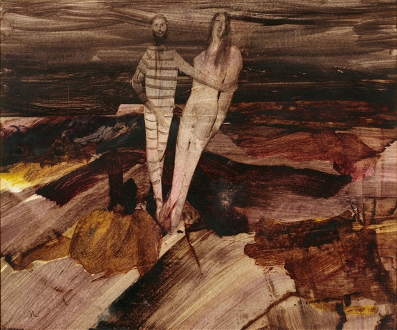 Sidney Nolan | CONVICT AND MRS FRASER | MutualArt