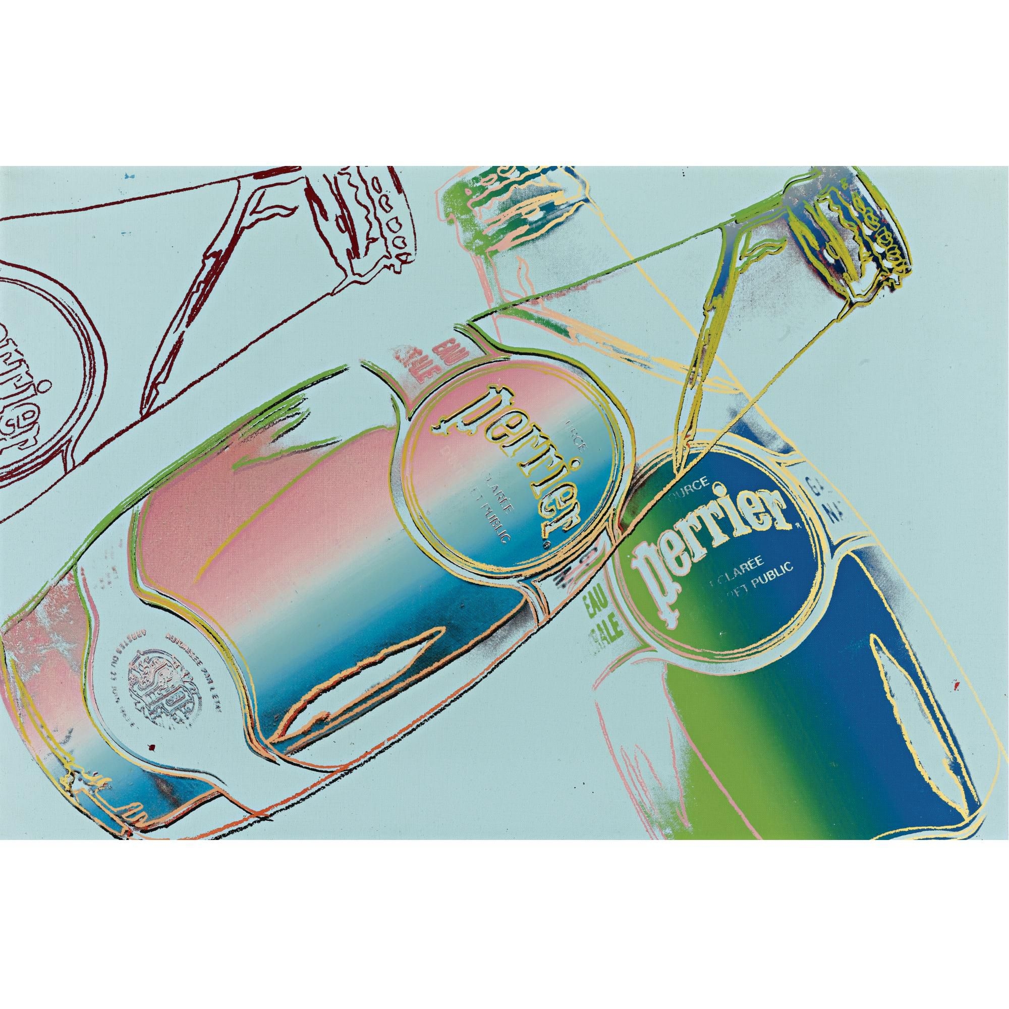 Andy Warhol | Perrier Bottles (1983) | MutualArt
