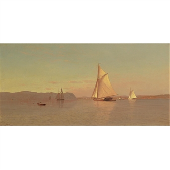 Sailing on the Hudson, Nyack - Francis A. Silva