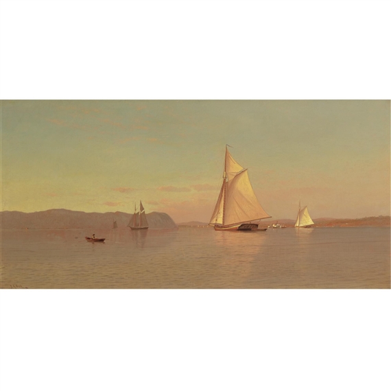 Sailing on the Hudson, Nyack by Francis A. Silva