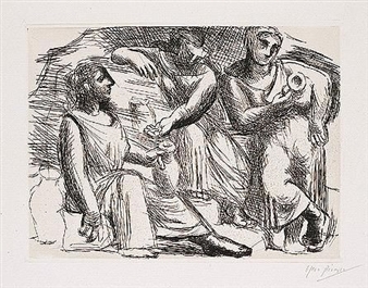 Pablo Picasso | La source (Trois femmes a la fontaine) (1921
