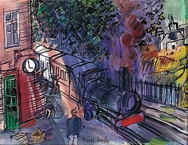 LA GARE by Raoul Dufy